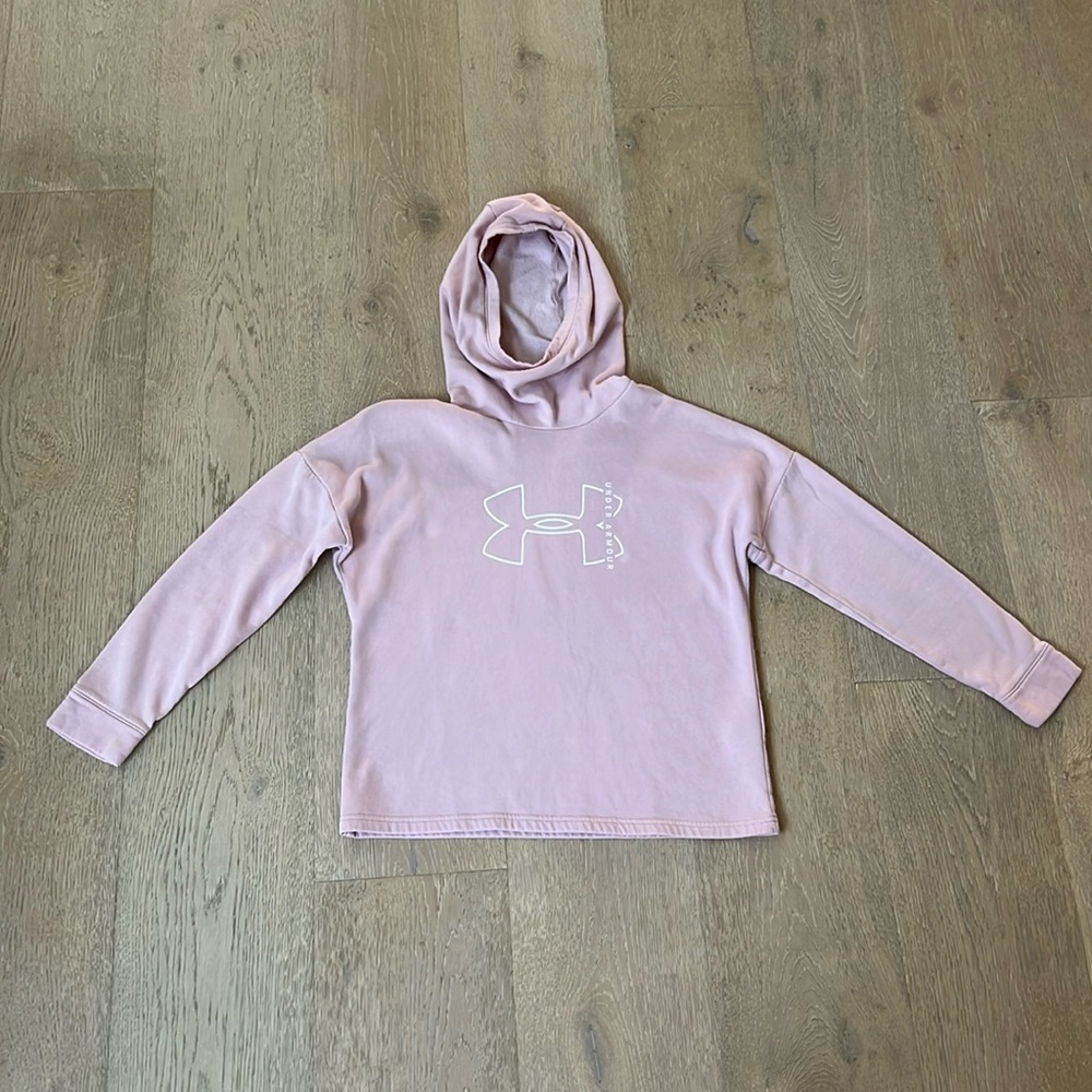 Pink Under Armour Sweatshirt. Size Medium.